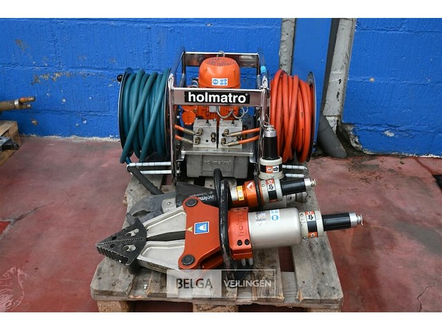 Holmatro hydraulische groep + gereedschap - afbeelding 1 van  12