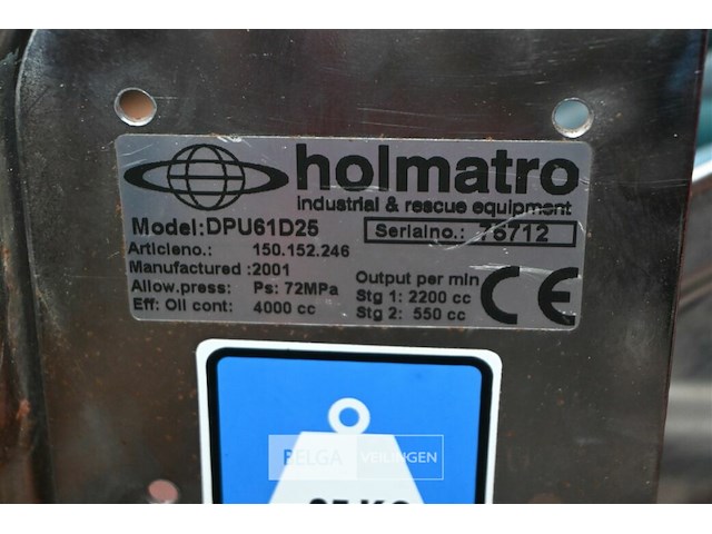 Holmatro hydraulische groep + gereedschap - afbeelding 8 van  12