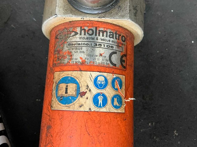 Holmatro hydraulische handpomp (2x) - afbeelding 3 van  4