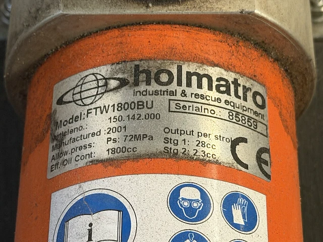Holmatro hydraulische voetpomp - afbeelding 4 van  4