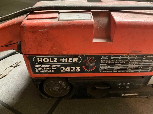Holz-her 2423 bandschuurmachine - afbeelding 3 van  5