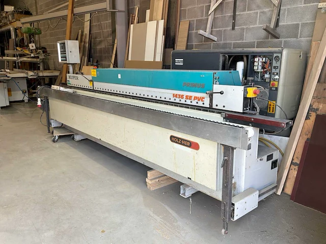 Holz-her randbandmachine / automatische randbandmachine holz-her primus 1436 se f - afbeelding 1 van  19