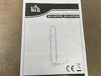 Homcom b31-527v90wt vloerlamp