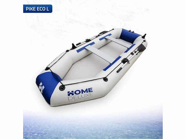Home deluxe - opblaasbare boot pike large - materiaal: duurzaam pvc - afmetingen: l x w ca. 330 x 136 cm - voor maximaal 5 personen i tender, motorboot, roeiboot - afbeelding 1 van  6