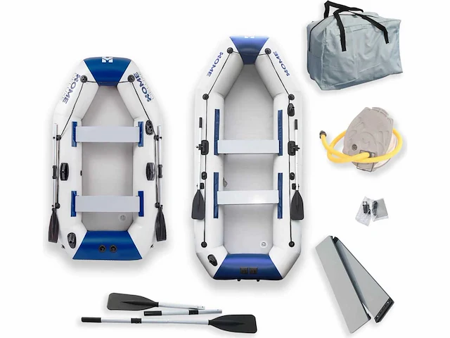 Home deluxe - opblaasbare boot pike large - materiaal: duurzaam pvc - afmetingen: l x w ca. 330 x 136 cm - voor maximaal 5 personen i tender, motorboot, roeiboot - afbeelding 2 van  6