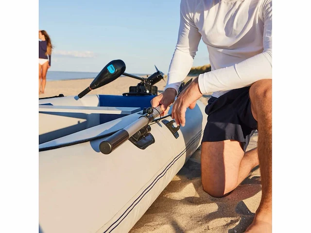 Home deluxe - opblaasbare boot pike large - materiaal: duurzaam pvc - afmetingen: l x w ca. 330 x 136 cm - voor maximaal 5 personen i tender, motorboot, roeiboot - afbeelding 5 van  6