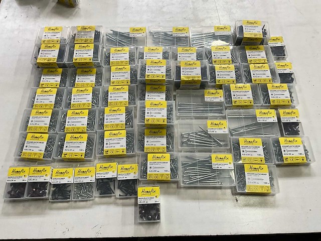 Home fix diverse schroeven verzinkt (52x) - afbeelding 1 van  9