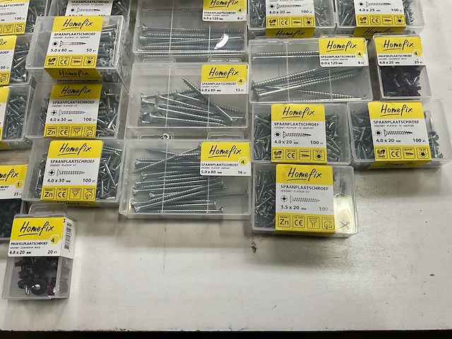 Home fix diverse schroeven verzinkt (52x) - afbeelding 5 van  9