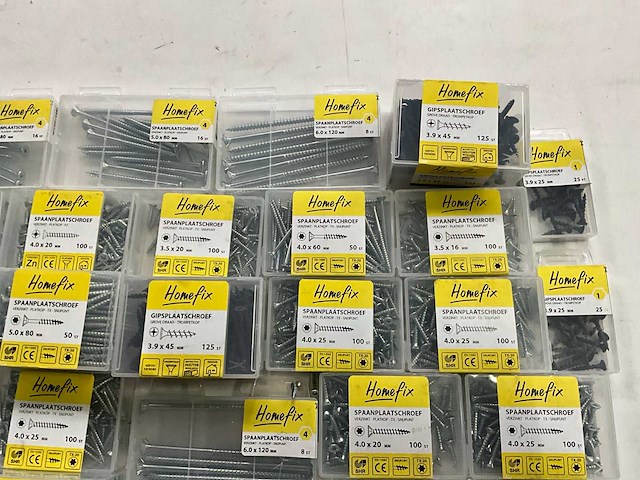 Home fix diverse schroeven verzinkt (52x) - afbeelding 7 van  9