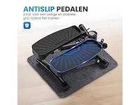 Homefit pro stepper – 2-in-1 fitness stepper met weerstandsbanden & lcd display – compact & stil – voor cardio en spiertraining thuis - afbeelding 9 van  9