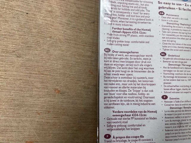 Homeij eenoogschaar (348x) - afbeelding 4 van  7