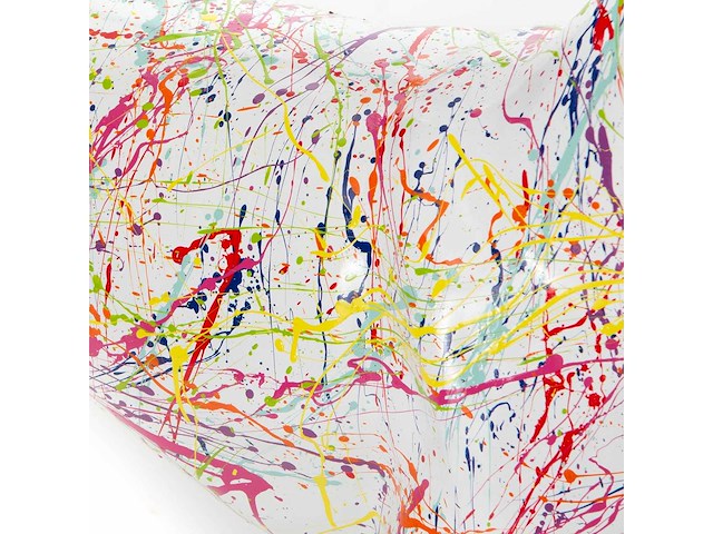 Hond boxer - tuinbeeld - wit met spetters - afbeelding 2 van  2