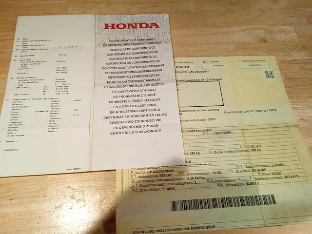 Honda - cbr 1000 rr repsol - motorfiets - afbeelding 2 van  4