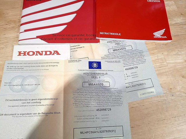 Honda - rebel 500 - motorfiets - afbeelding 7 van  7