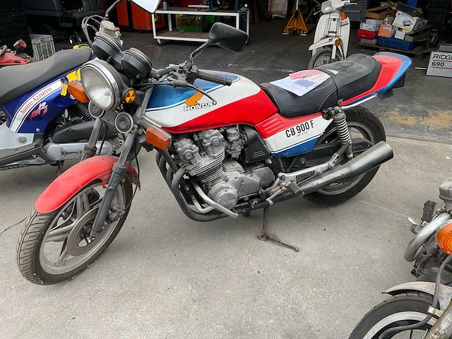 Honda cb900f motorfiets - afbeelding 1 van  6