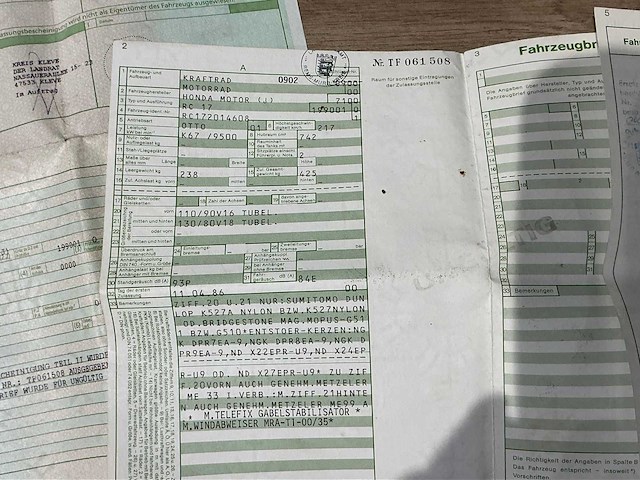 Honda cbx 750 fii motorfiets - afbeelding 4 van  12