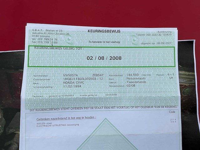 Honda civic personenauto - afbeelding 13 van  16