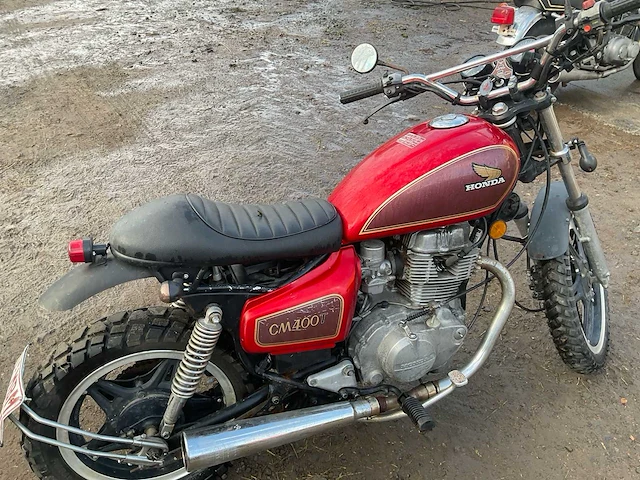 Honda cm400t nc01 motorfiets - afbeelding 15 van  19