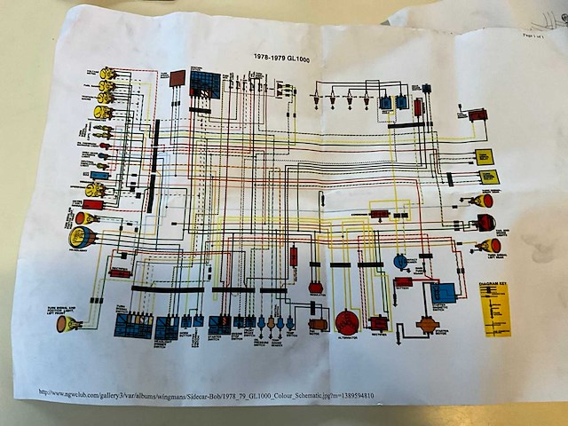 Honda goldwing gl1000 motorfiets - afbeelding 6 van  18