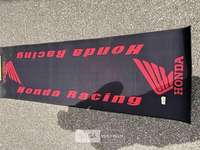 Honda racing vloermat 200x58cm - afbeelding 3 van  3