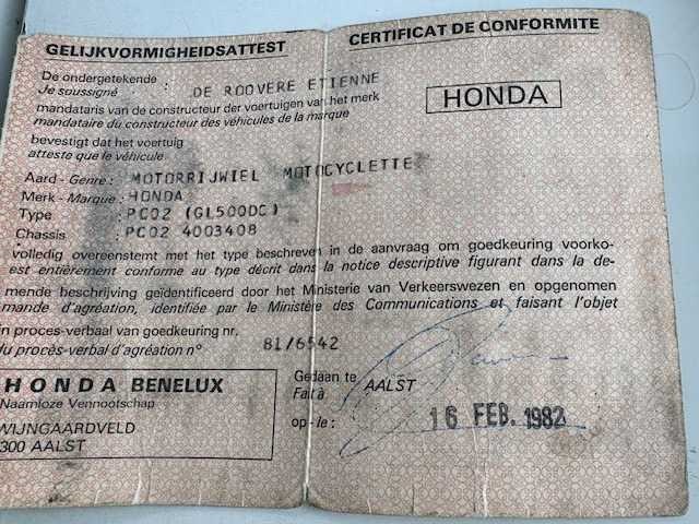 Honda silverwing gl500 motorfiets - afbeelding 23 van  45