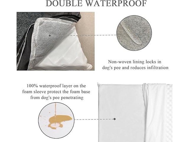 Hondenbed 76 x 51 x 18 cm - afbeelding 3 van  3