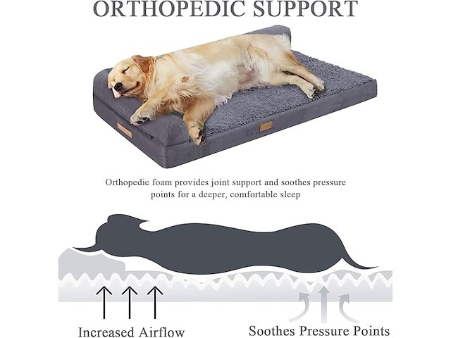 Hondenbed 76 x 51 x 18 cm - afbeelding 2 van  3