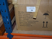 Hondenbench, 4 mini biertappen growler werks, 16 t-shirts corona maat s, 9 zwembanden - afbeelding 10 van  13