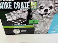 Hondenbench 48 x 35x 30 x cm - tot 7 kg - afbeelding 1 van  3