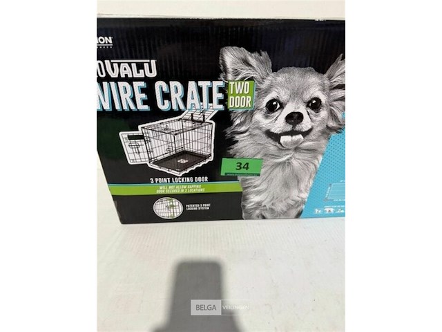 Hondenbench 48 x 35x 30 x cm - tot 7 kg - afbeelding 1 van  3