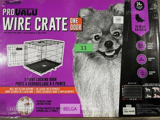 Hondenbench 48 x 61 cm - tot 13,5 kg - afbeelding 1 van  3