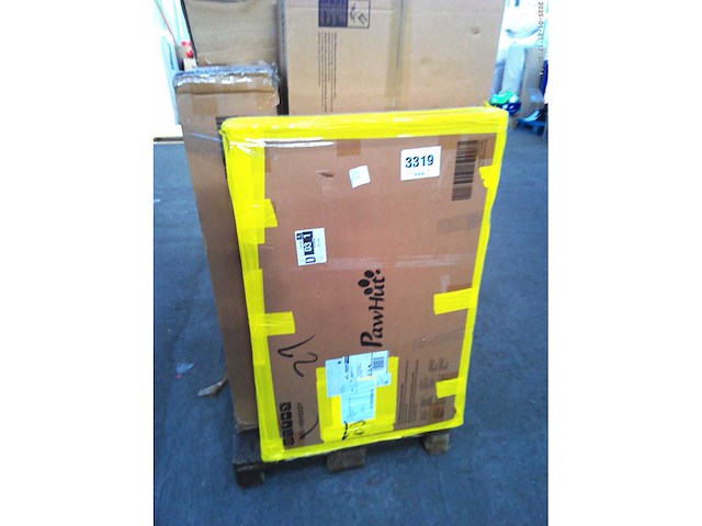 Hondenbench met schuifdeur, ventilatie, spaanplaat en staal - afbeelding 9 van  9