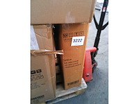 Hondenfietstrailer voor dieren met 8 zwarte blauwe vlag reflectoren - afbeelding 8 van  8