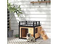 Hondenhok met dakterras, weerbestendig - afbeelding 2 van  8