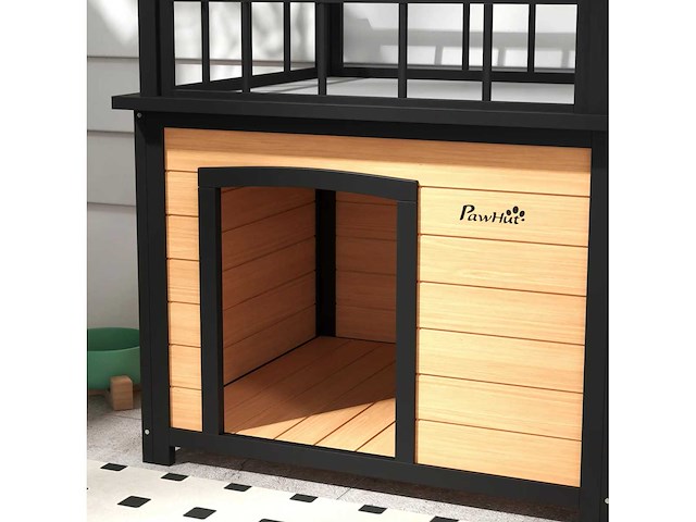 Hondenhok met dakterras, weerbestendig - afbeelding 6 van  8