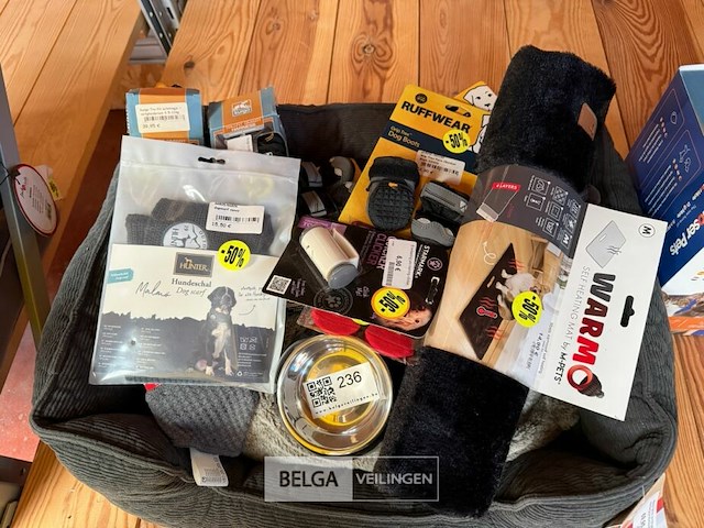 Hondenkussen gevuld met diverse accessoires - afbeelding 2 van  4