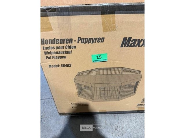 Hondenren - puppyren met 8 kennelpanelen - afbeelding 3 van  3