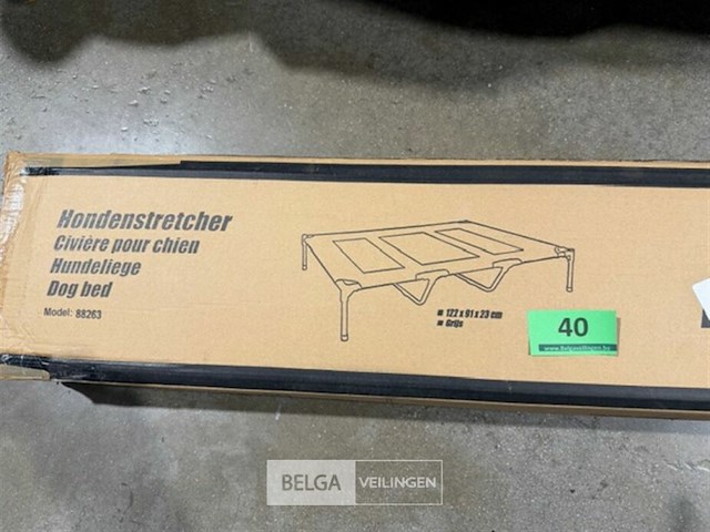 Hondenstretcher - 122x91x23 - grijs - afbeelding 2 van  2