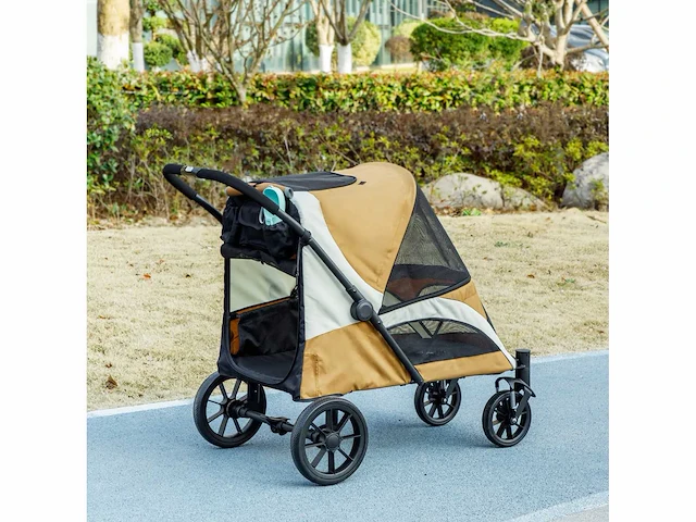 Hondenwagen, opvouwbare buggy voor grote hondenrassen - afbeelding 5 van  5