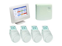 Honeywel - evohome wifi kit met 4x hr92we+ketelmodul aan/uit