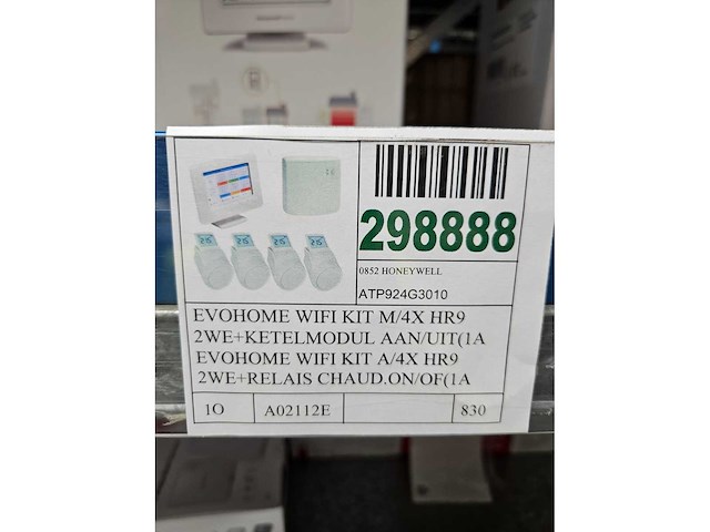 Honeywel - evohome wifi kit met 4x hr92we+ketelmodul aan/uit - afbeelding 3 van  3