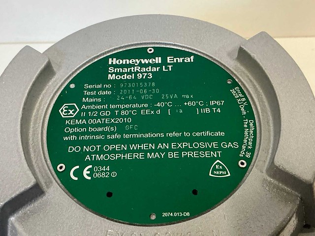 Honeywell 973 smartradar lt - afbeelding 8 van  10