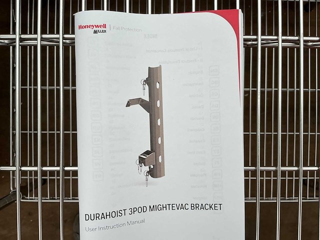 Honeywell miller montage beugel voor automatische valblokering - afbeelding 2 van  4