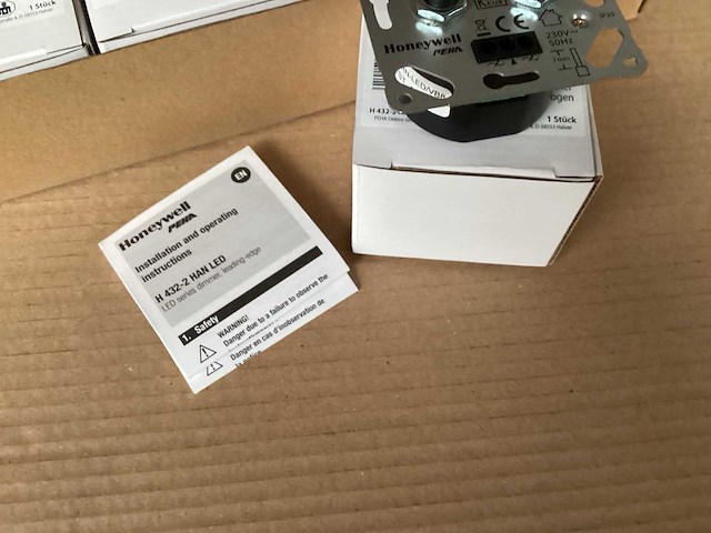 Honeywell peha led duo dimmer 2x 6-50w (9x) - afbeelding 4 van  4