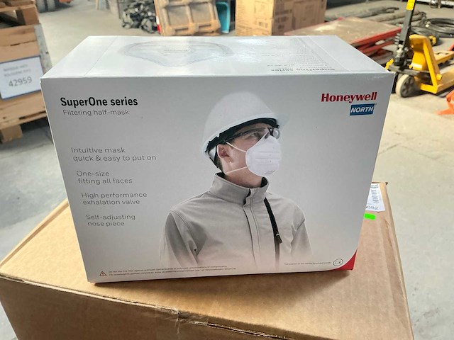 Honeywell superone 3205 v1 ffp2 mondmasker (300x) - afbeelding 1 van  3