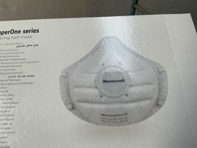 Honeywell superone 3205 v1 ffp2 mondmasker (600x) - afbeelding 3 van  5