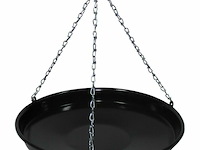 Hongaarse emaille grilpan met ketting 35cm diamater - afbeelding 1 van  1