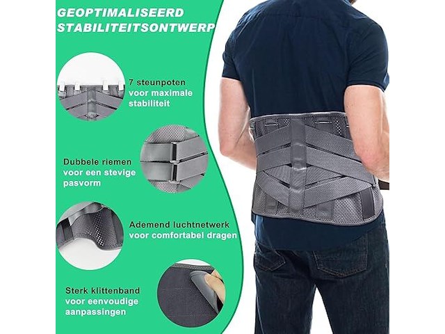 Hongjing rugsteungordel (medium) - afbeelding 2 van  5