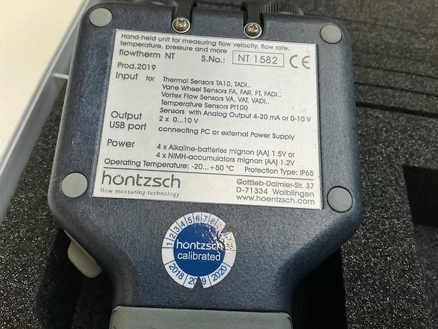 Höntzsch flowtherm nt anemometer - afbeelding 3 van  4