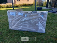 Hoofdbord bed donker grijs - afbeelding 1 van  2